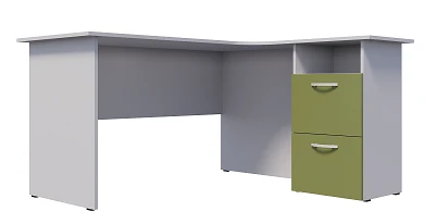 Ergonomic Writing Desk with Built-in Cabinet S.P.13.1