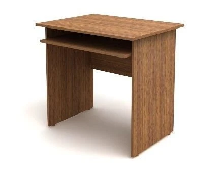 مكتب كمبيوتر بحواف PVC وأرجل قابلة للتعديل