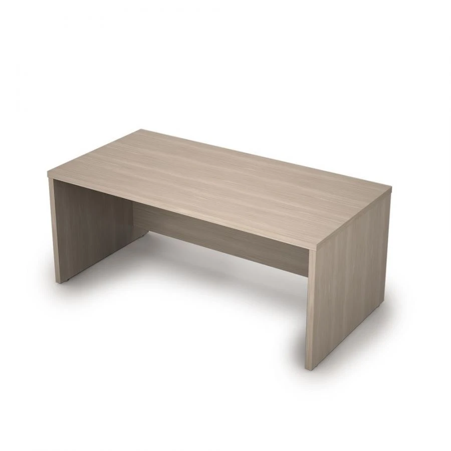 Executive Desk with Melamine Top and Metal Frame