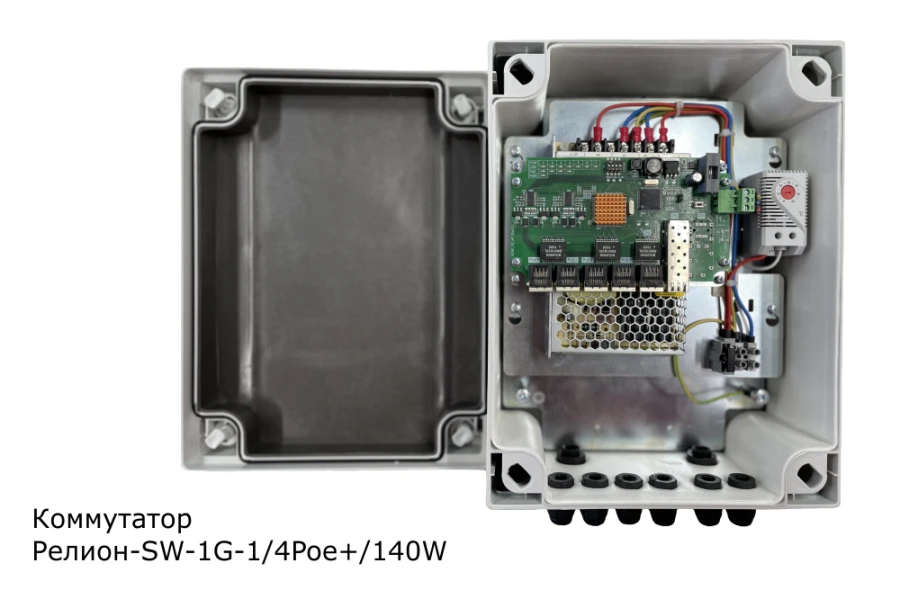 Industrial Managed Switch with PoE Support - Relion SW-1G-1/4Poe+/140W