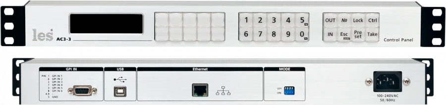 Control Panel AC3-3 for Matrix Switchers