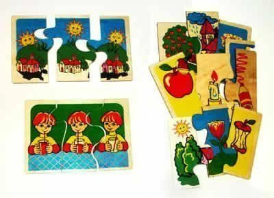 Sequence Puzzle Game with 8 Wooden Cards