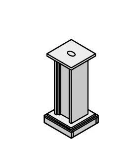 Wooden Flag Base for Various Series Models