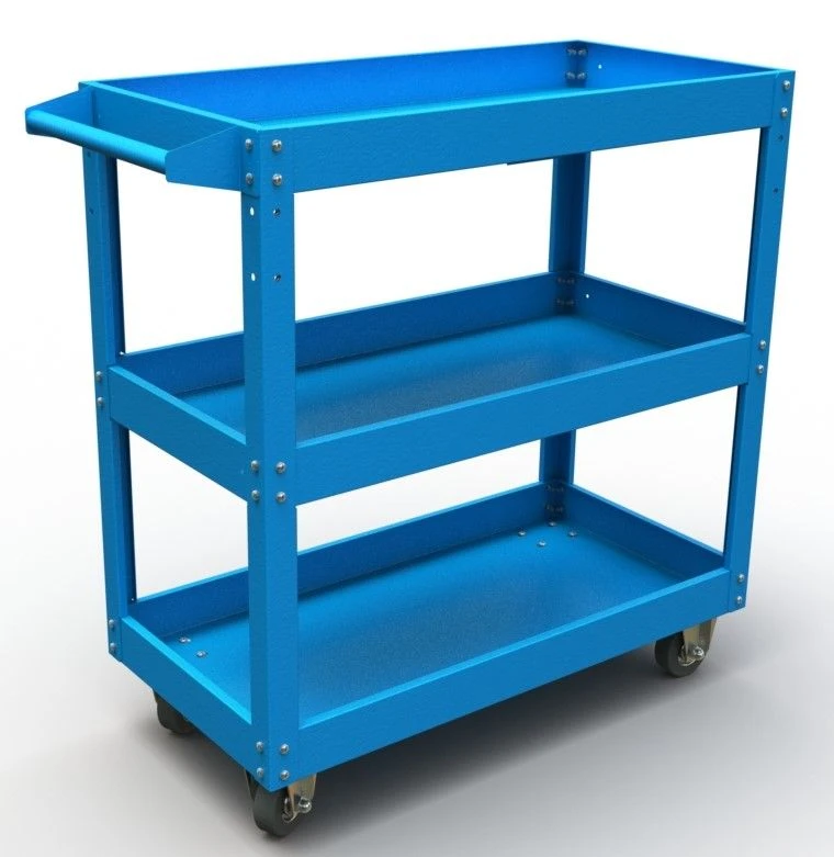 Open Tool Cart with 3 Shelves, TI Series
