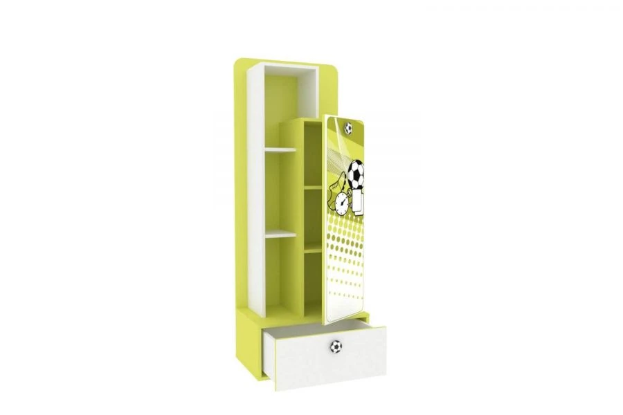 Combined Shelf Front in White/Lime - LD.518100.000