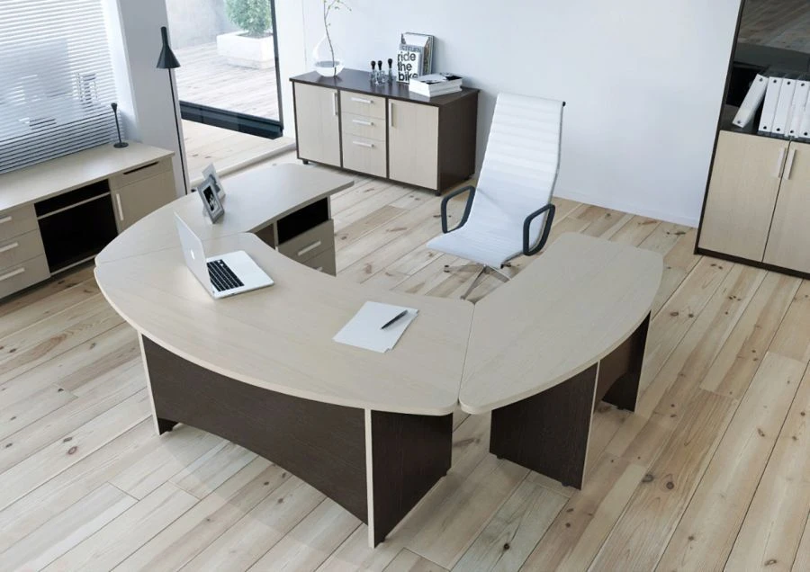 Wooden Writing Desks for Offices and Administrative Spaces