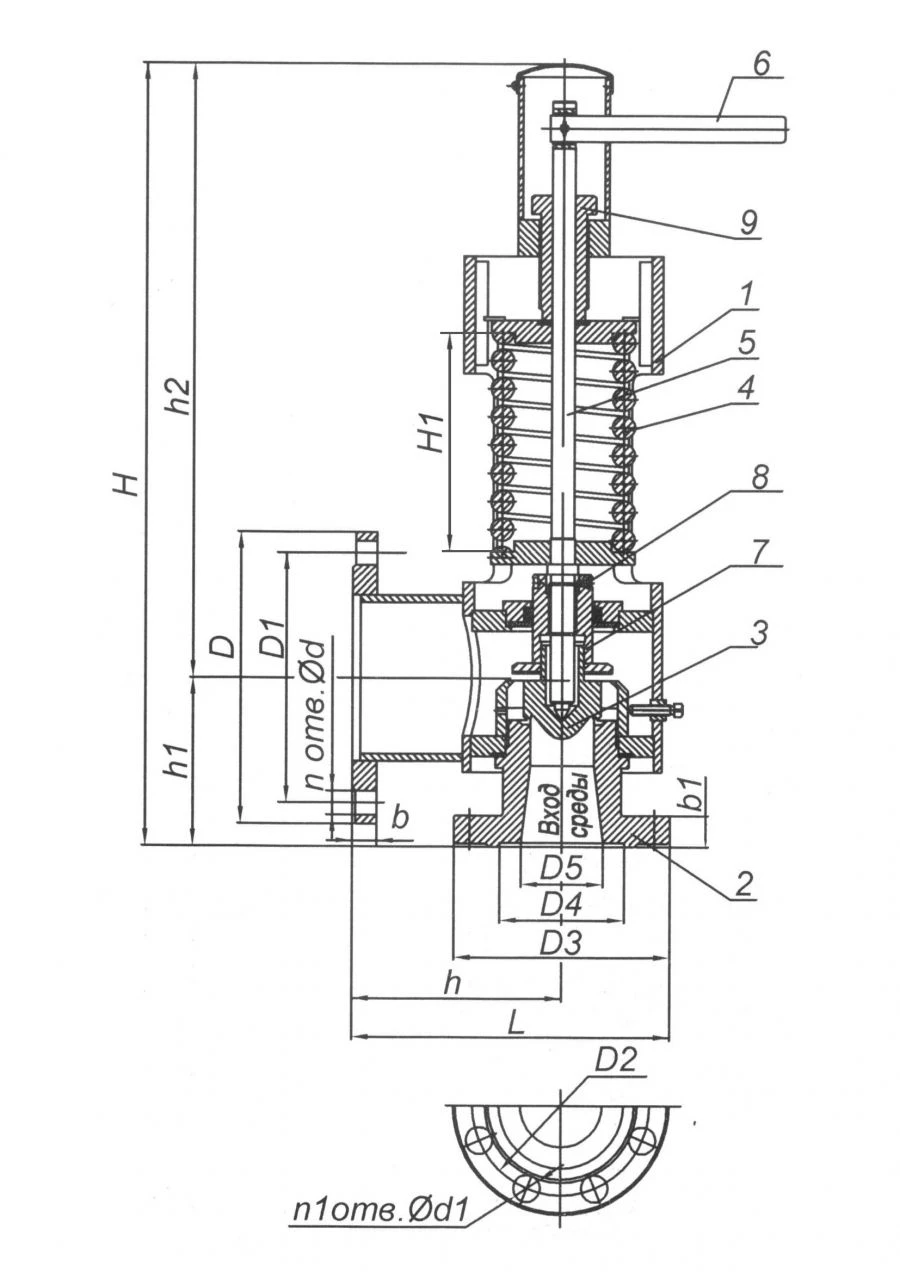 Spring Safety Valve T-31MS-1 for Pressure Release