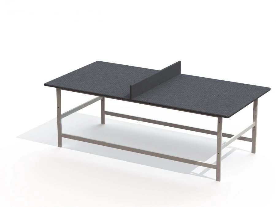 Table Tennis Table SO 5.092 - Durable Metal Frame with Laminated Surface