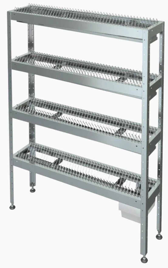Plate Rack S-4T-0.3/0.95/1.8 for Storing and Drying Plates