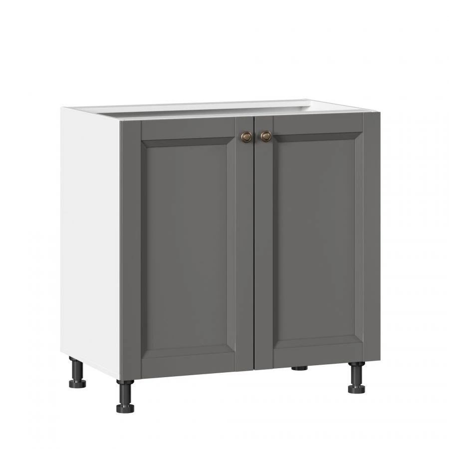 مجموعة واجهات خزانة المطبخ أميلي-3 800 (رمادي أونيكس)