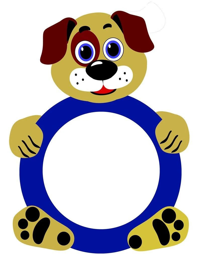 Dog Shaped Mirror for Home and Preschool Use, Model M06