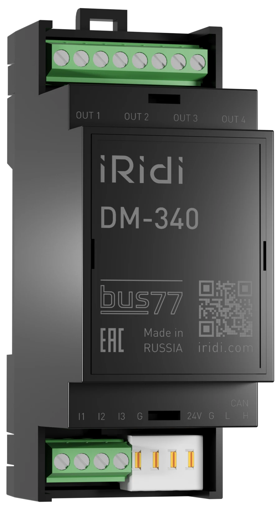 Analog Output Module with 3 Universal Inputs and 4 Outputs (DM-340/LDM-340)