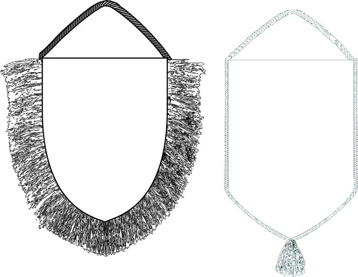 Double-sided Banner with Cardboard Reinforcement