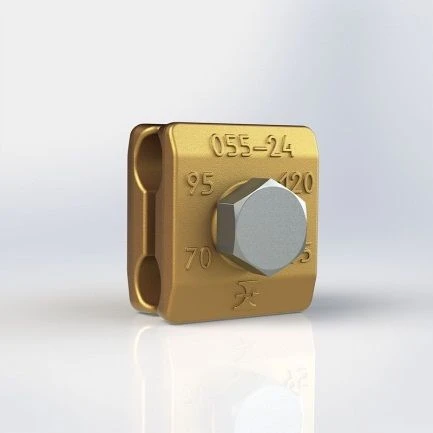 Copper and Steel Copper Wire Connecting Clamp KС-055-24