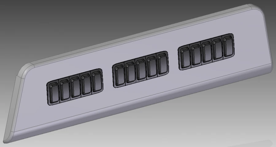 1102-10-165SB Circuit Breaker Panel for Chetra Bulldozers