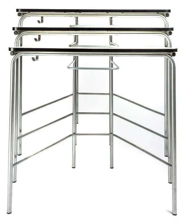 طاولة طلابية قابلة للتكديس على شكل شبه منحرف، STT