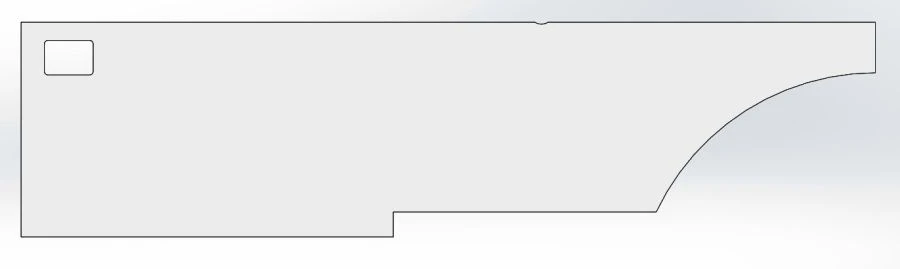 لوحة قوس خلفي 6241-03-5402007