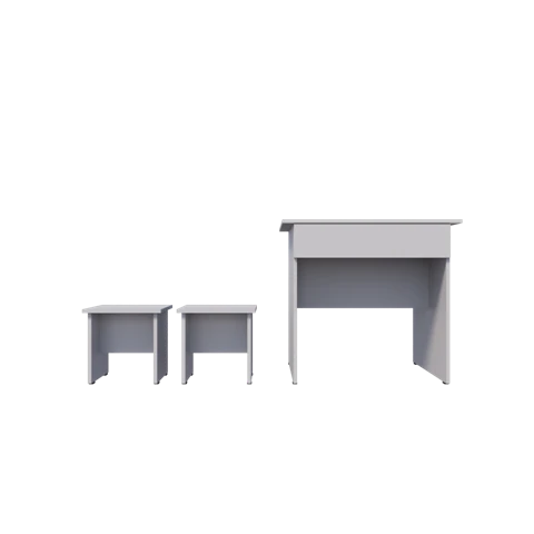 Wooden Chess Table Set with Stools S.P.17