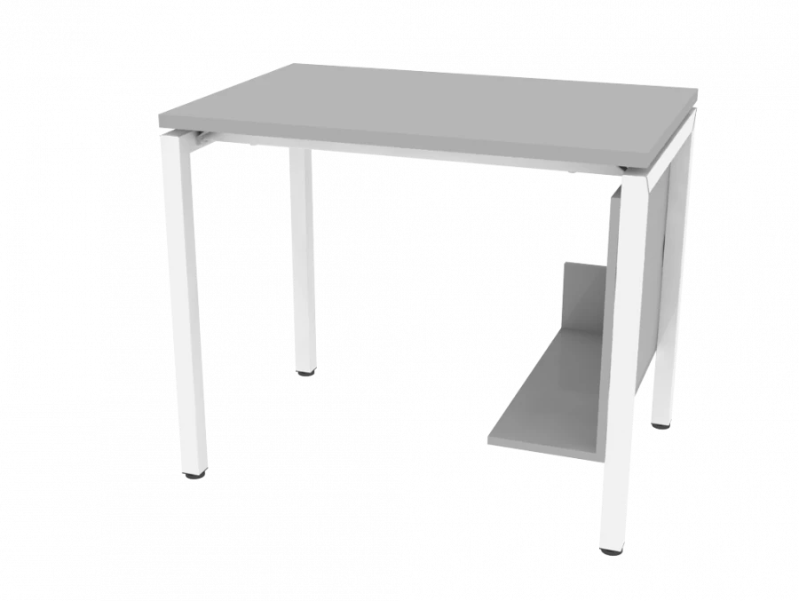 Computer Work Desk with P-Shape Support 900x600x750mm
