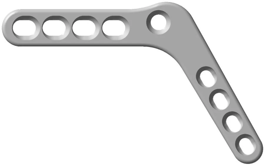 Angular Plate for Arthrodesis (9-14 Holes, Length 70-190mm)