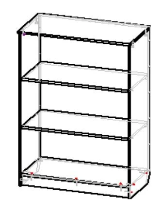 خزانة مستندات مفتوحة للتخزين - SHDNO8