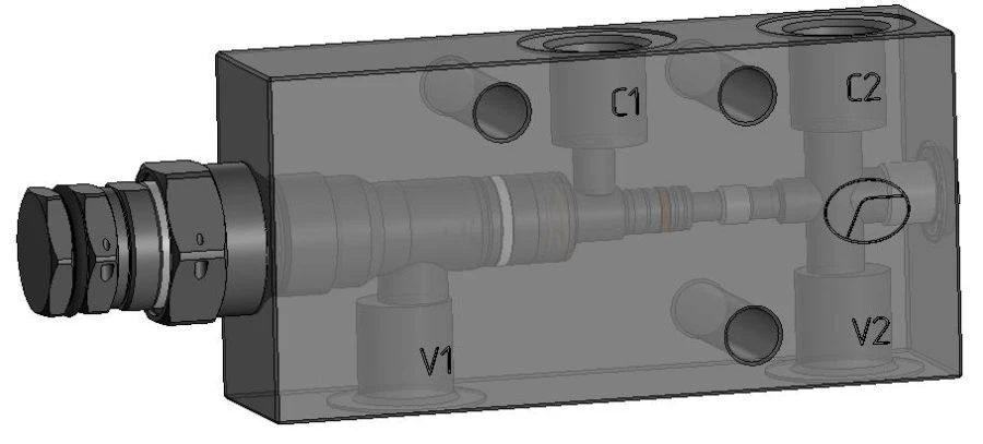 Brake Valve K1T35A038VKPV3VS - Flow Control Device