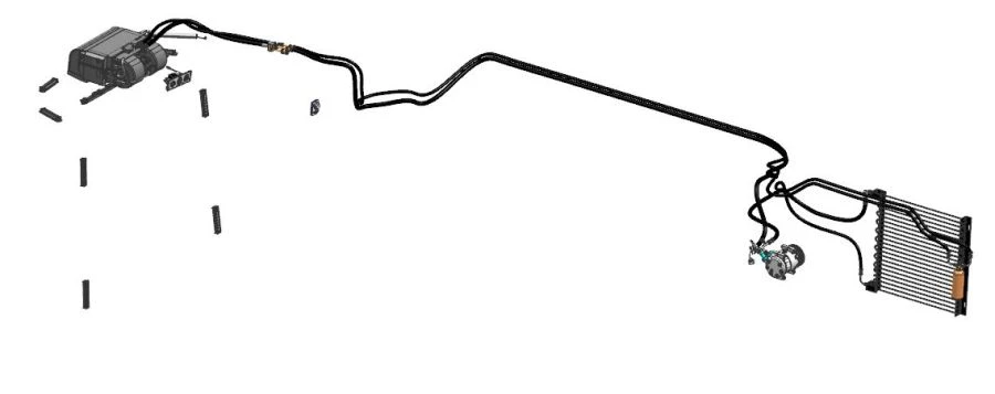 نظام التحكم المناخي لحاصدة الحبوب "أكروس" - النموذج 00-000596-02