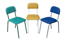 كرسي أطفال غير قابل للتعديل لمرحلة ما قبل المدرسة مع إطار معدني - رقم 00026