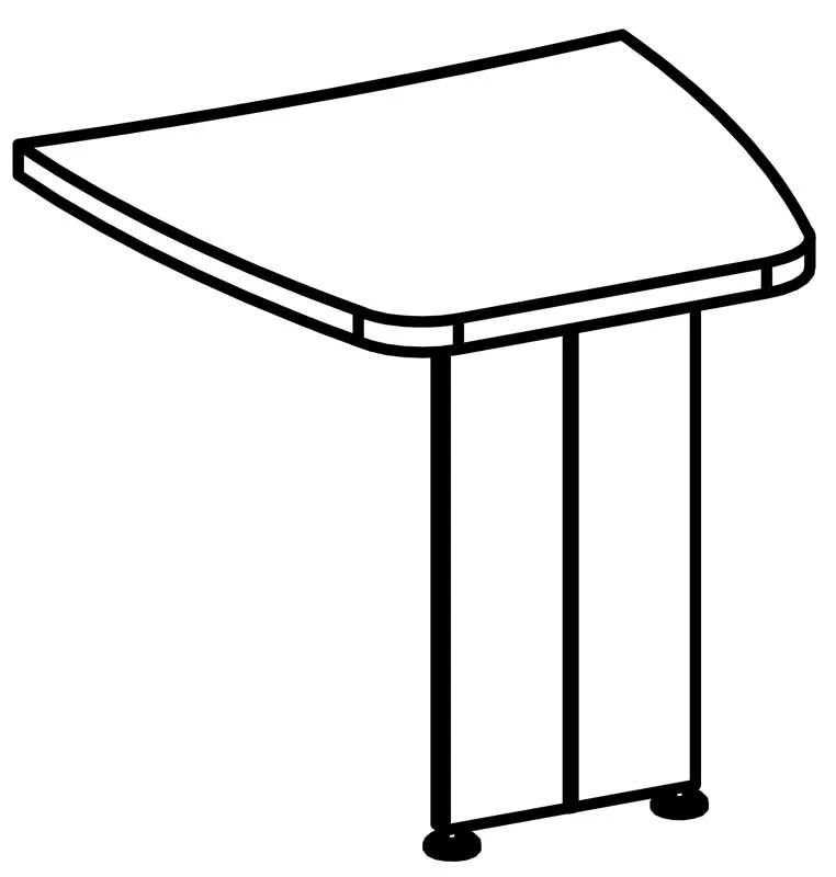 Front Briefing Desktop Extension 9512 Brooklyn Series