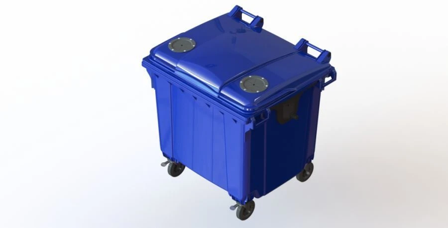 Mobile Waste Container 1100L Art. 29.C19.V