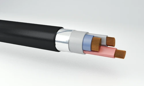 Power Cables with Copper Conductors, Plastic Insulation, 3 kV, PVBShP