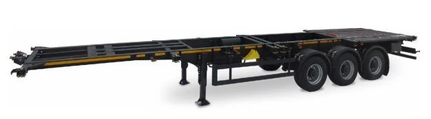 Metal Flatbed Semi-Trailer NEFAZ-93341 without Floor Deck