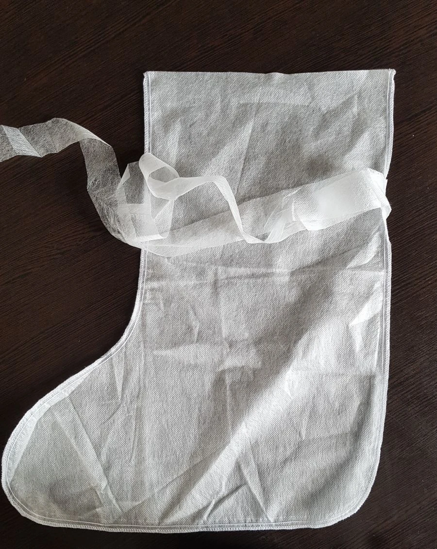 Disposable Shoe Covers - Non-Woven Material, Ties