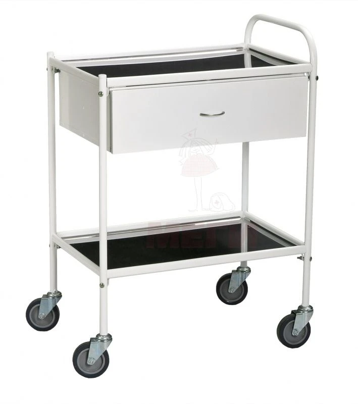 Mobile Manipulation Table with Stainless Steel Shelves, SM548-MSK