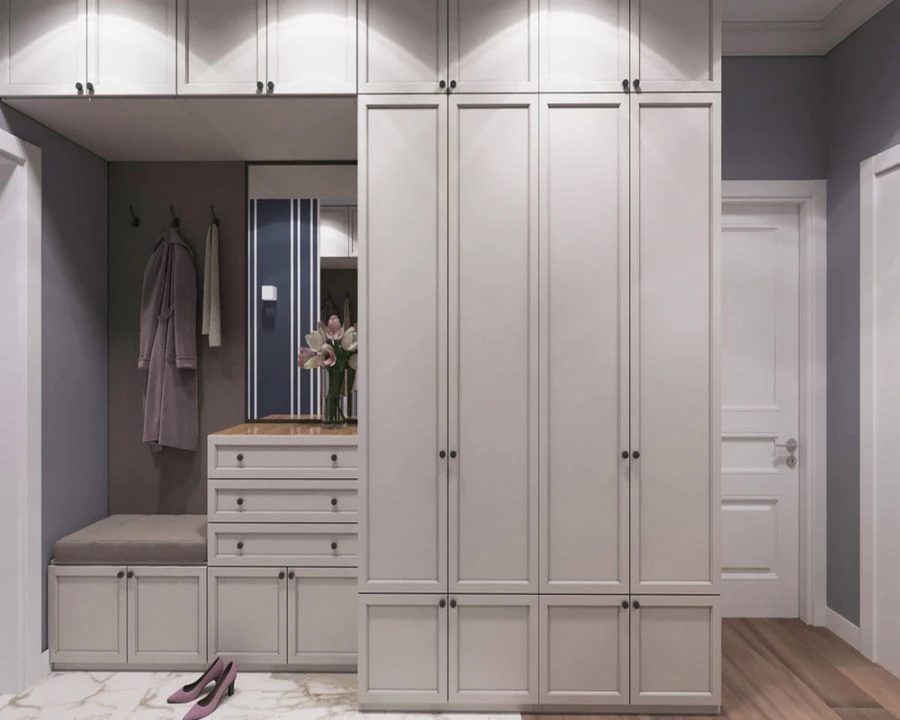 Wooden Bedroom Wardrobe - Customizable Sizes Available