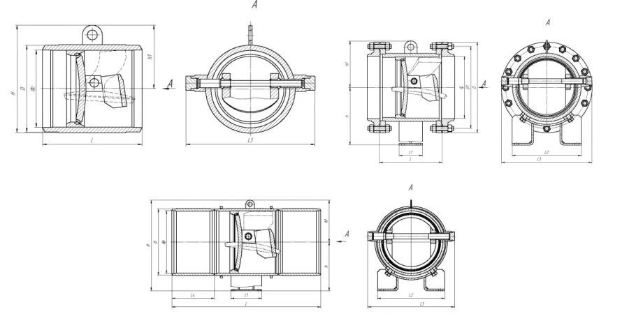 Steel Reverse Rotation Check Valve K0, ZO