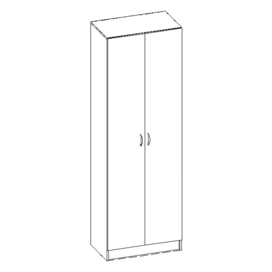 Wooden Wardrobe with MDF Base