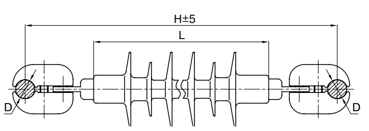 Insulating Phase Spacer RMI 16/35-650-R2-2