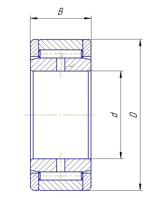 Roller Bearing 54708 GOST 520-2011