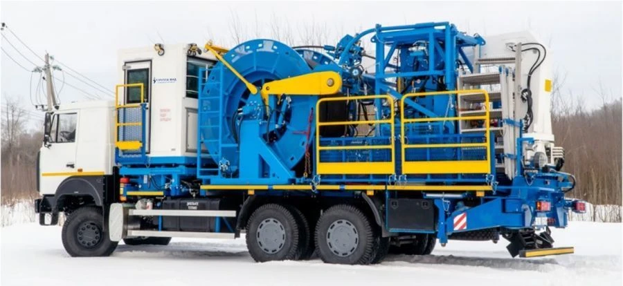 Flexible Tubing Installation UNT1 for Oil Operations