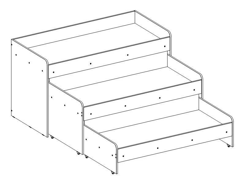 Triple Bunk Bed TV-BKТ-5.16.01