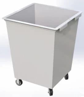 Custom Metal Waste Containers - Various Shapes & Sizes