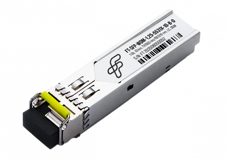 Optical Transceiver SFP WDM Module FT-SFP-WDM-1.25-5531X-10-B-D