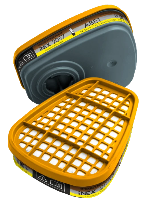 فلتر قناع الغاز iNEX موديل 2057 (فئة ABE1)