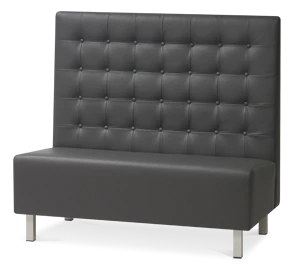 Soft Office Sofa Series "KUPER" - Two-Seater, High Back