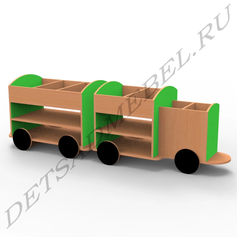 Truck with Cart Shelving Set