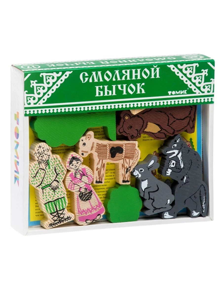 Wooden Constructor "Smolyanoy Bychok" (17 Pieces) Model 4534-8