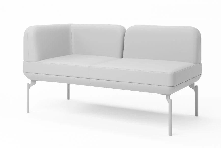 Ergonomic L15 Series Sofa for Public Spaces - L15-2VD