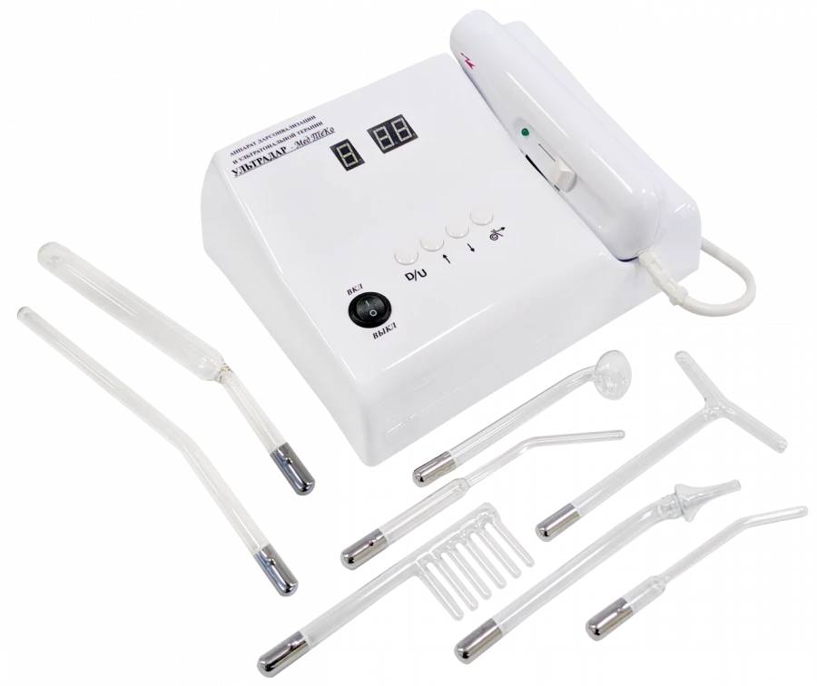 Ultradar Medical Device for Darsonvalization and Ultrasonic Therapy