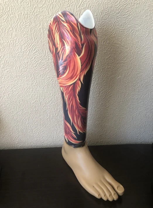 Bathing Prosthesis for Lower Leg